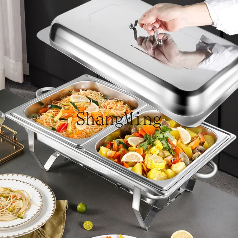 

SM stainless steel dining stove hotel self-service foldable rectangular, heated and insulated dining stove