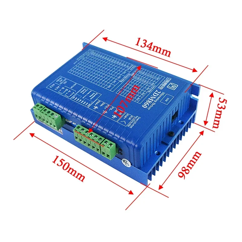 CNC Router Engraving Cutting Machine USE Motor Driver 2DM860 Digital Stepper Controller Driver 86 Stepper Motor Motion Card Kit