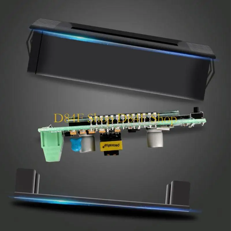 D84F Amps Monitor Wall Socket Outlet with Digital Big LCD Display 100A 6 in 1
