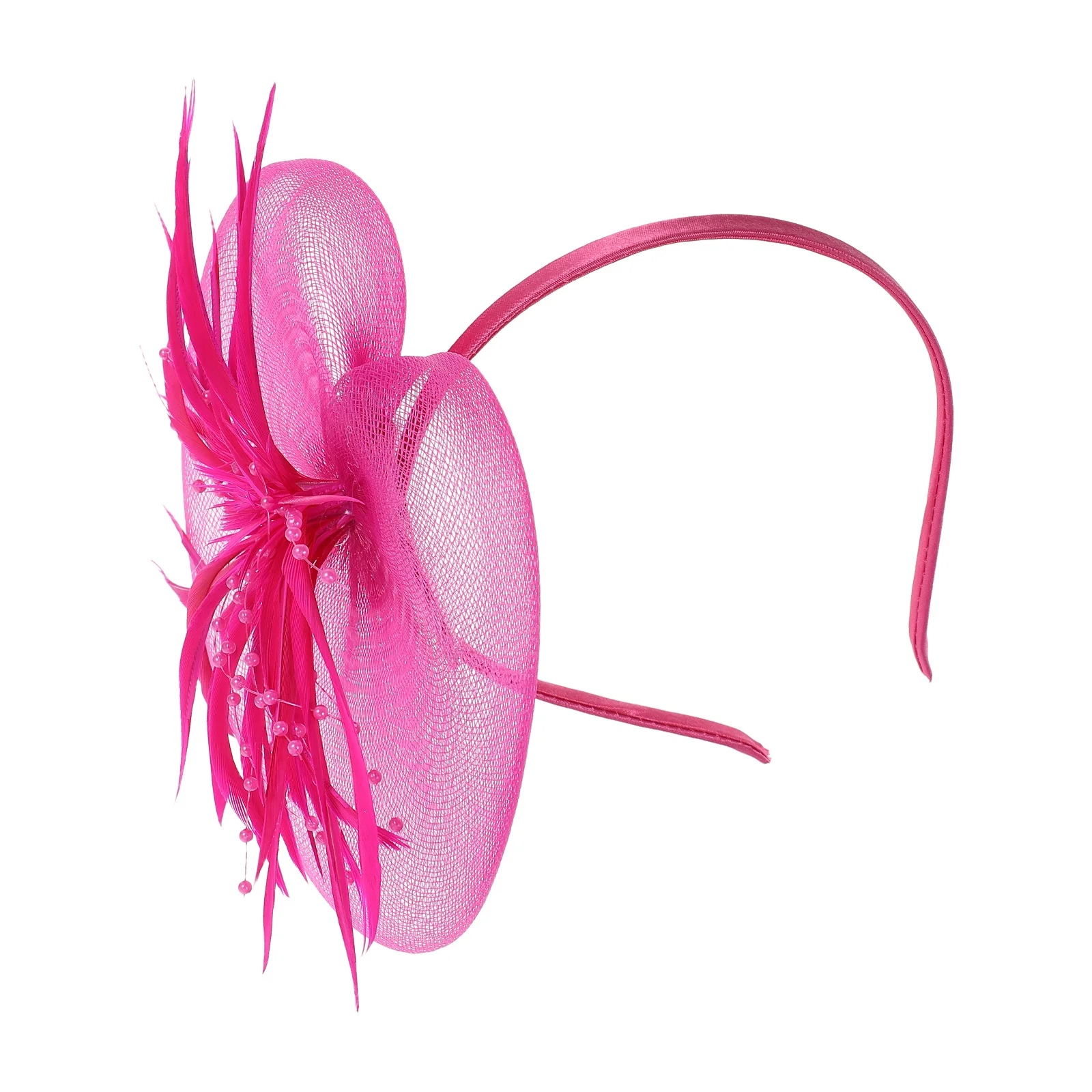 

Headwear Headband Hair Topper Styling Elegant Headdress for Fascinators Hats Wedding Women Guest Black Modeling Bride