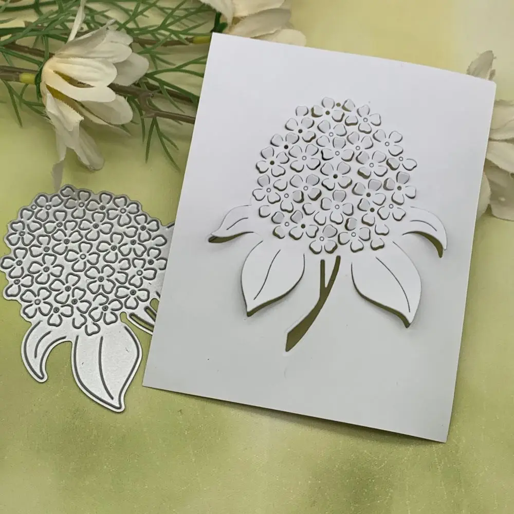 Flowers background frame Metal Cutting Dies Stencils Die Cut for DIY Scrapbooking Album Paper Card Embossing