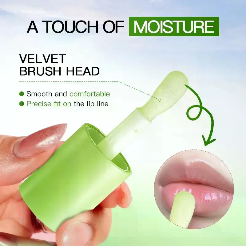 SADOER Fruit Lip Oil Avocado Nourishing Moisturizing Anti-Dry Cracked Hydration Fall And Winter Moisturizing Lipstick