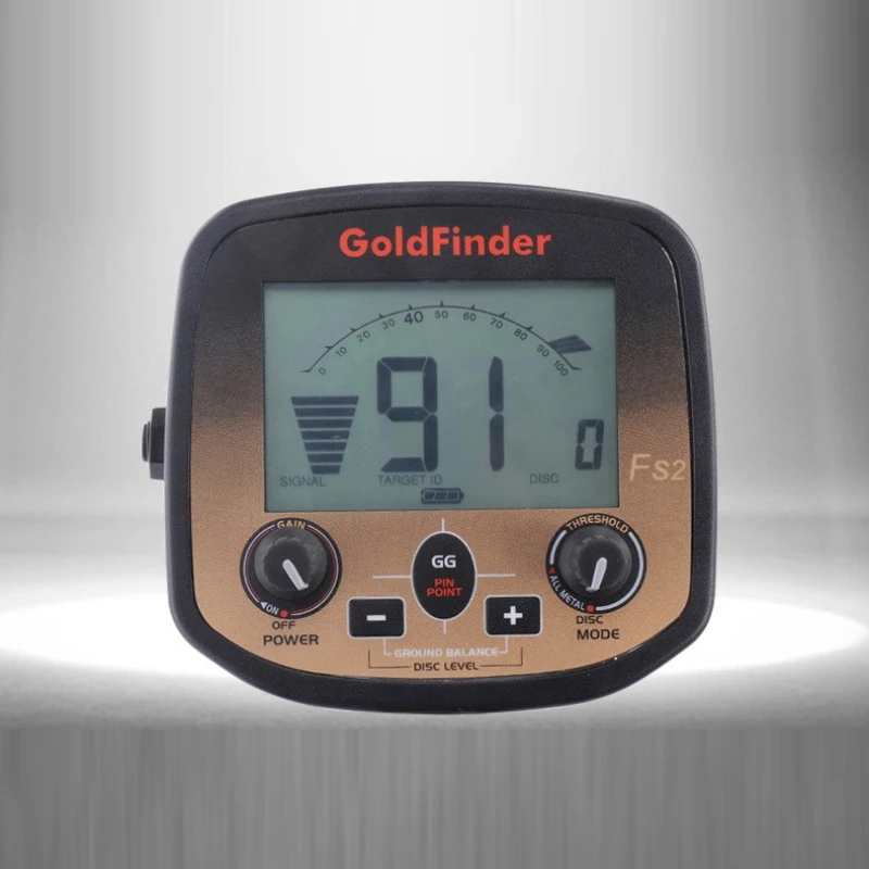 Fs2 profession elle unterirdische metall detektor lcd display gold käfer hochpräzise empfindlichkeit schatz gold jagd instrument