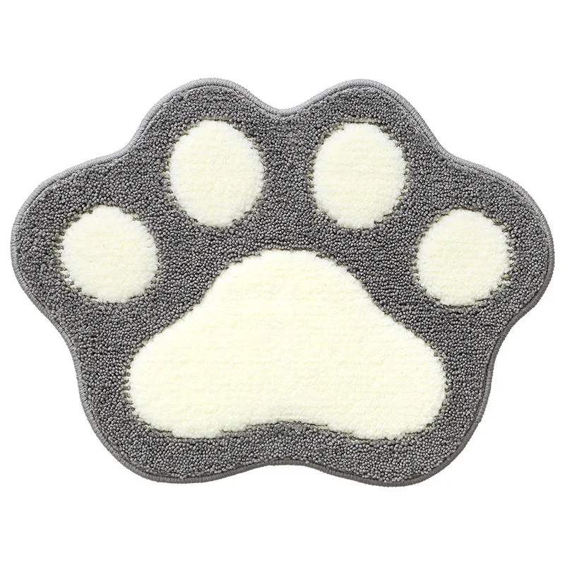 

Eovna Foot Print Bath Mats Non-slip Bathroom Carpet Mat Toilet Tapete Para Banheiro Bathroom Rug Microfiber Mini Mats