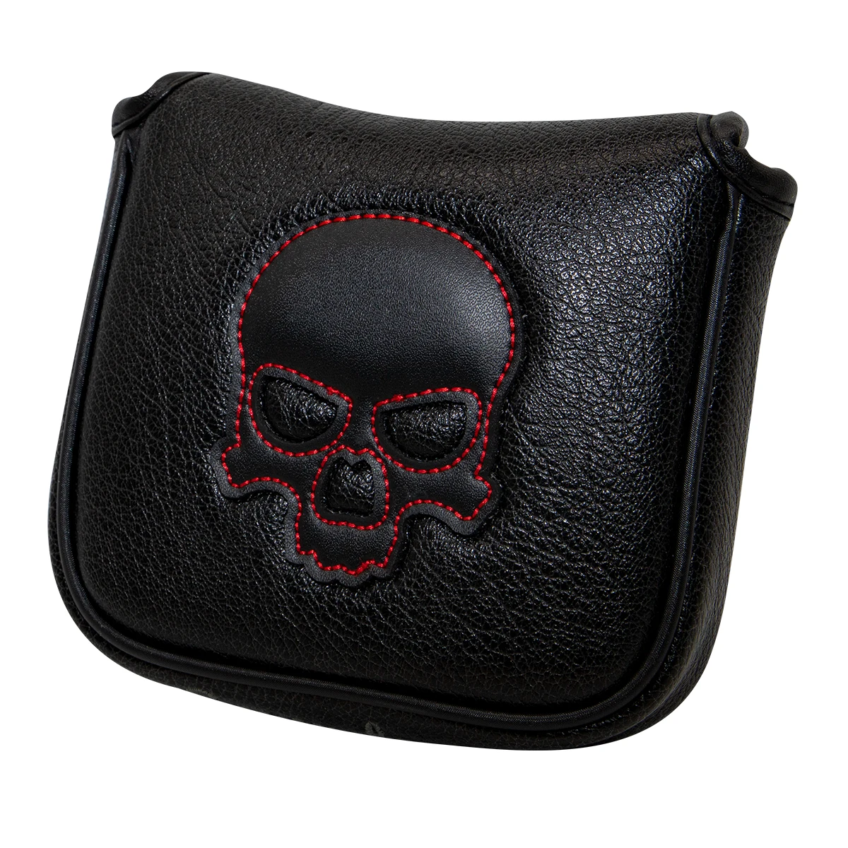 2023 Golf Club Head Covers for Putter PU Leather Square Mallet Putter Headcover with Magnetic