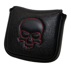 2023 Golf Club Head Covers for Putter PU Leather Square Mallet Putter Headcover with Magnetic