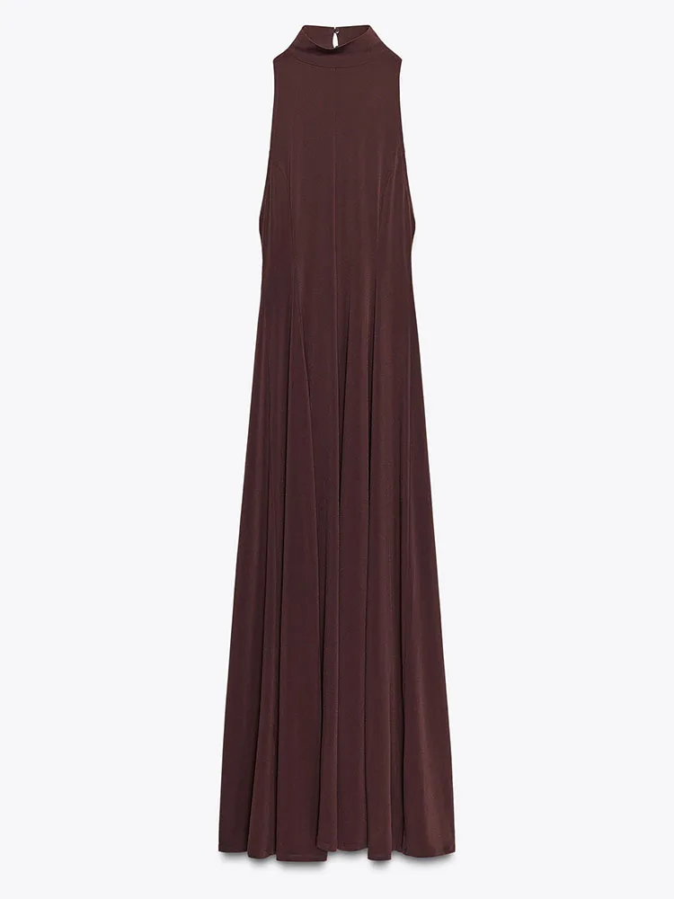 Faionable Long Svel Bal Hängekragen Dr. Neue Ankunft Herbst Damen Kleid mit hoher Taille für Bankettabende