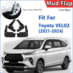 Front Rear 4pcs FOR Toyota Veloz 2021 2022 2023 2024 Mud Flap Guards Splash Mudflaps Car Accessories Mudguard Fenders