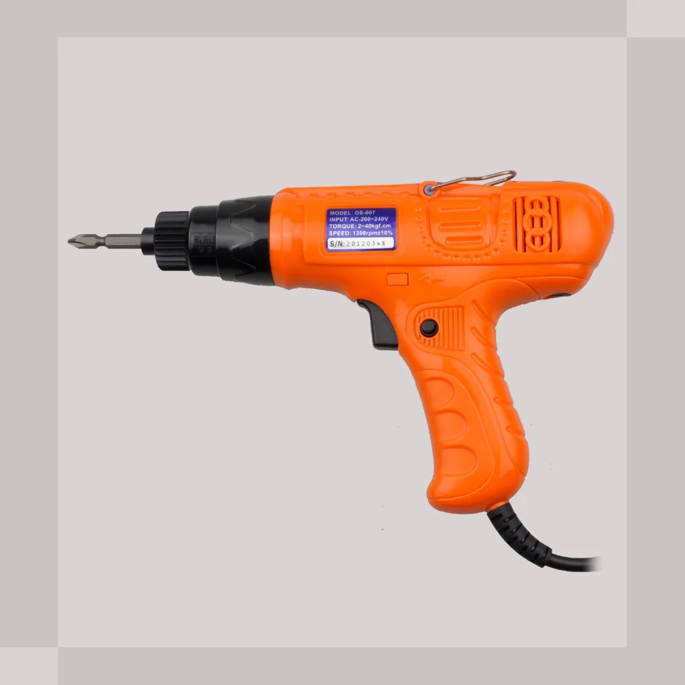 

OUSHEN 220V high-power electric screwdriver OS-007A gun type direct insertion high torque electric screwdriver