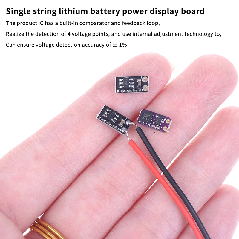 5 Stuks 3.7-4.2V Metering Module Elektriciteit Display Module 1/2 Serie Li-Ion Batterij Mini Led Voor Elektriciteit instructie