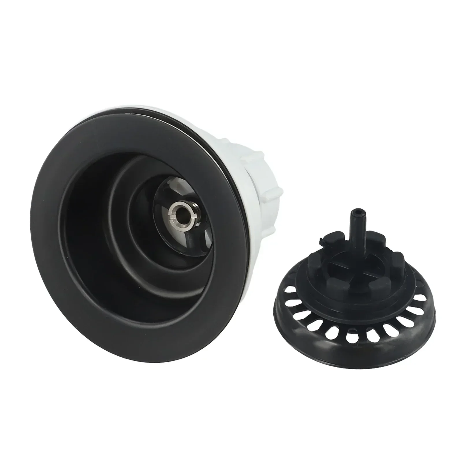 Practical Brand New None Sink Strainer Waste Kit Sink Stainless Steel 114mm 83-90mm Basket Black Flange Fits PP