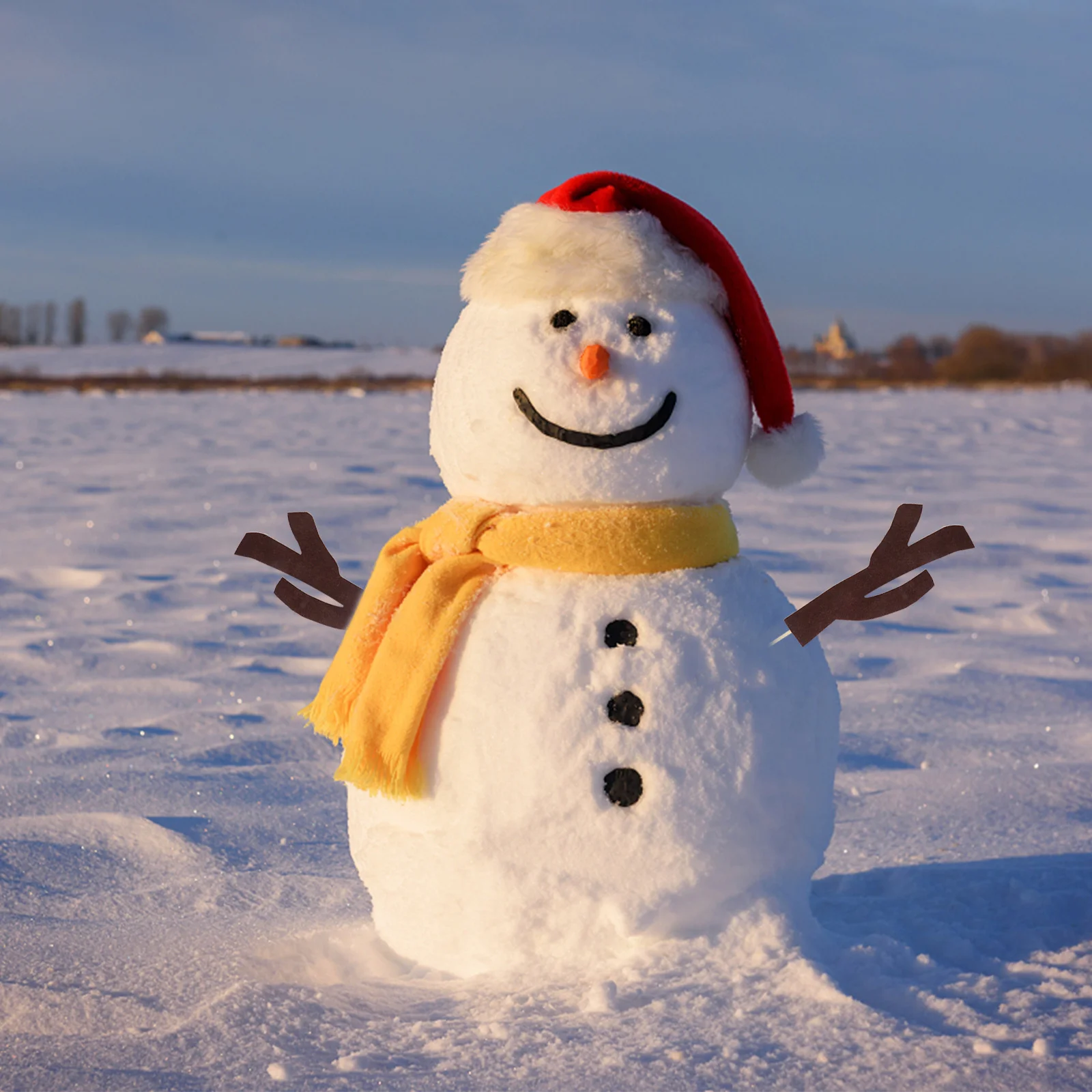 Christmas Decorating Kit Winter Outdoor Snowman Dressing Set For Kids Adults Holiday Festival Diy Snowman Making Kit