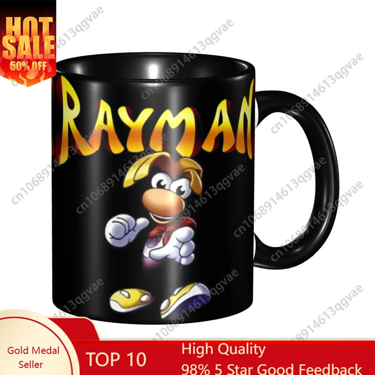 

New Arrival Rayman Game Merch Mugs Novelty Coffee Cup