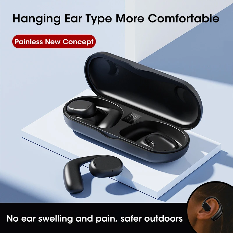 Wireless Bluetooth Earphones Waterproof Sports Headphones TWS HD Call HiFi 5D Stereo Smart Noise Reduction Earbuds