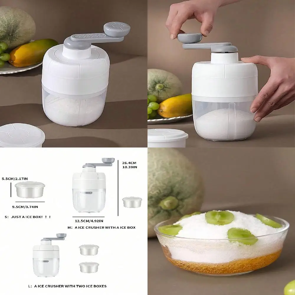 1 шт. портативная ручная дробилка для льда «сделай сам», минималистичный и модный дизайн, бритва для льда и лоток для льда можно приобрести отдельно или C