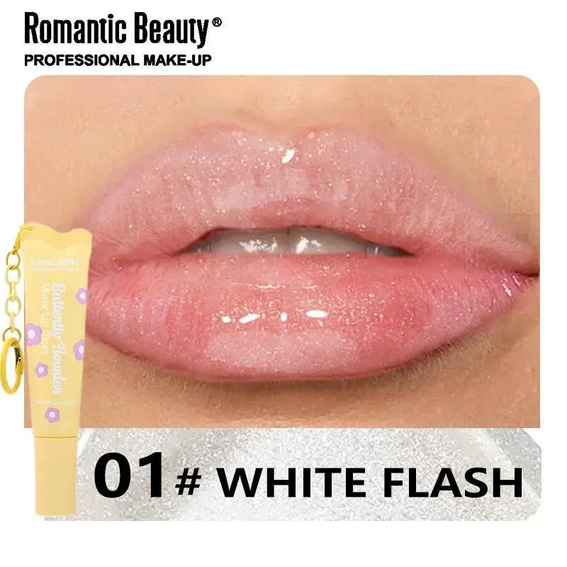 1 Uds. Esmalte de labios de gelatina de menta dulce tinte de labios antiadherente cosmético duradero líquido hidratante labial de cristal brillo de vidrio coreano