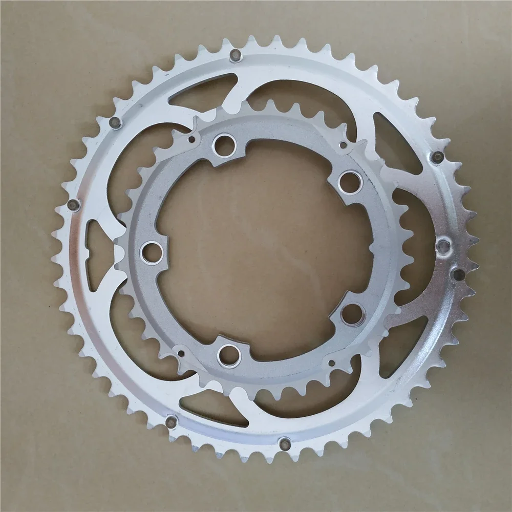 Road Bicycle Sprocket 110 BCD 52T 36T Crown Folding Bike Chainring Chainwheel CNC Gear Fixed Chain Wheel 5-10 Speed Double Disc