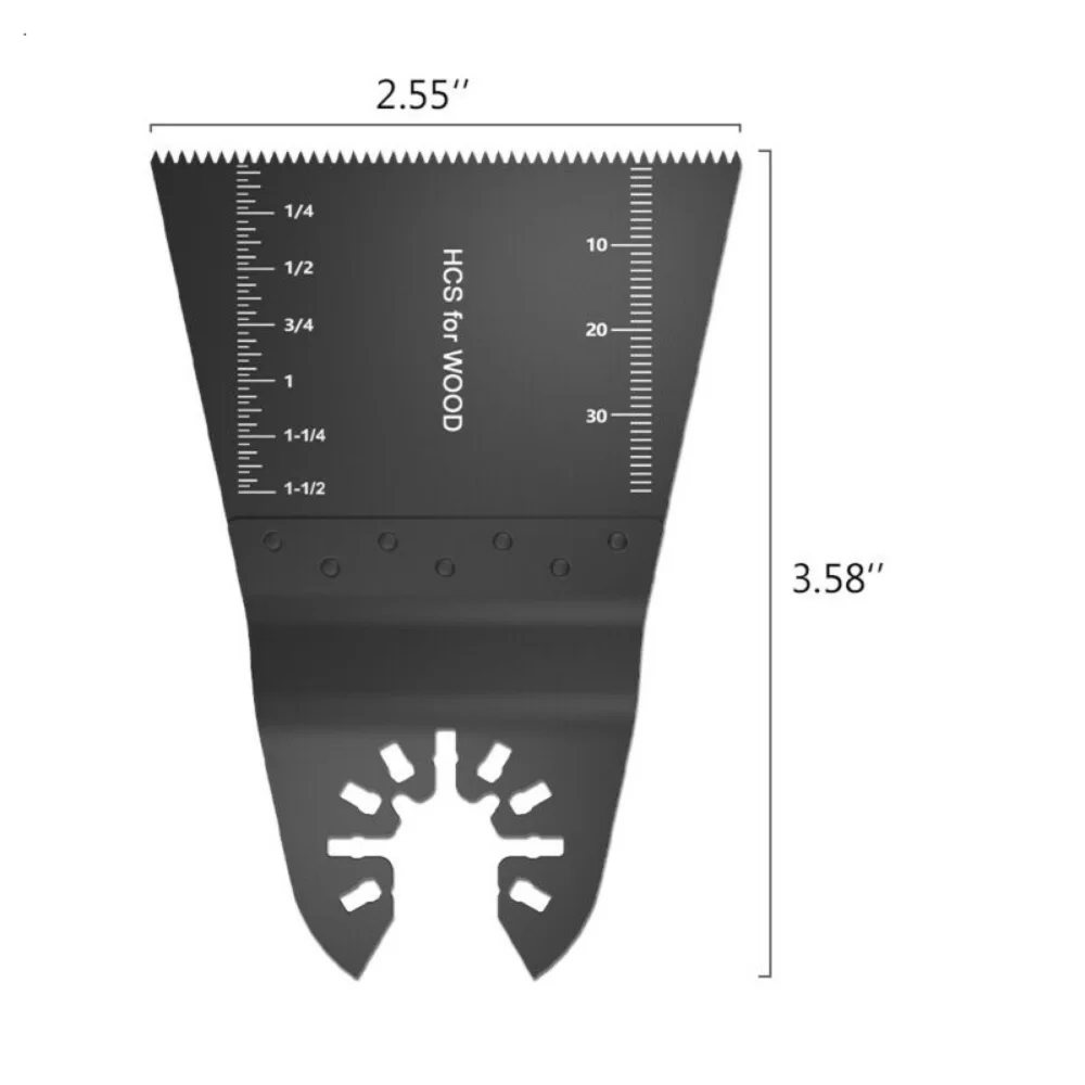 10pcs 65mm HCS Multi-Function Saw Blade Oscillating Saw Blade Multitool Blades Set Universal Cutter Blade for Dermel Milwaukee