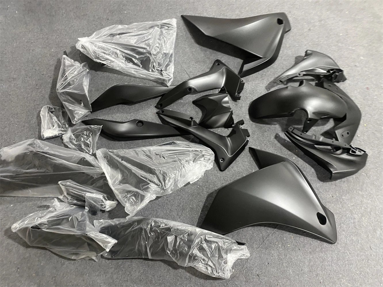 For CBR 250 2011 2012 CBR250R CBR250RR 2011-2012 CBR 250R CBR 250RR Black Fairing For Injection Mold Fairing