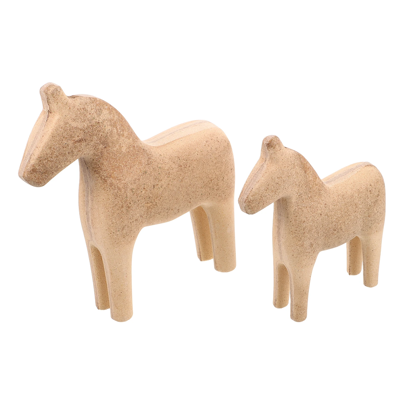 

Swedish Wooden Figurines Wood Animal Statue Home Decor Statue Ornaments Living Room Nordic Wood Craft