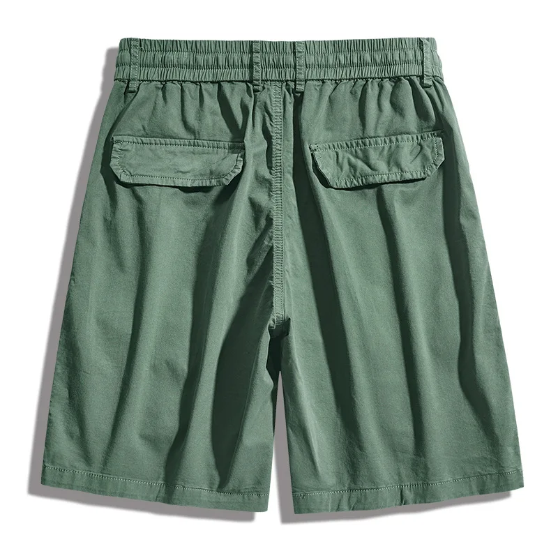 High-Quality Men's Cargo Shorts Man Multiple Pockets for Summer Camping Casual Wear