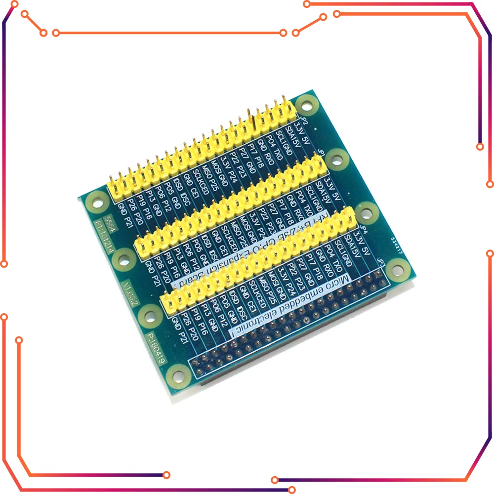 

Raspberry Pi Gpio Expansion Extension Board One Row To Be Three Rows Gpio For Raspberry Pi 3 Pi 2 Pi Model B+ RPI186