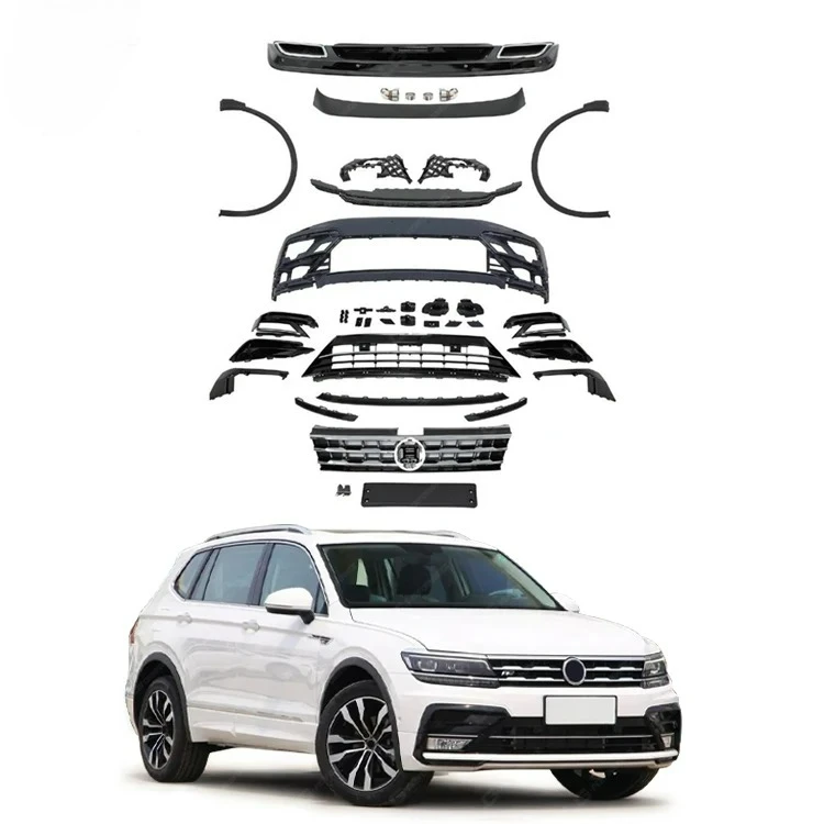 

Hot Selling FORVolkswagenTiguan Sleek PP Front Lip Rear Diffuser BODYKIT 2018