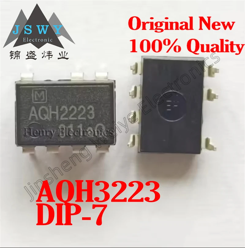 

(10/50pcs) AQH3223 DIP-7 Solid State Relay Brand New Original Stock Electronics