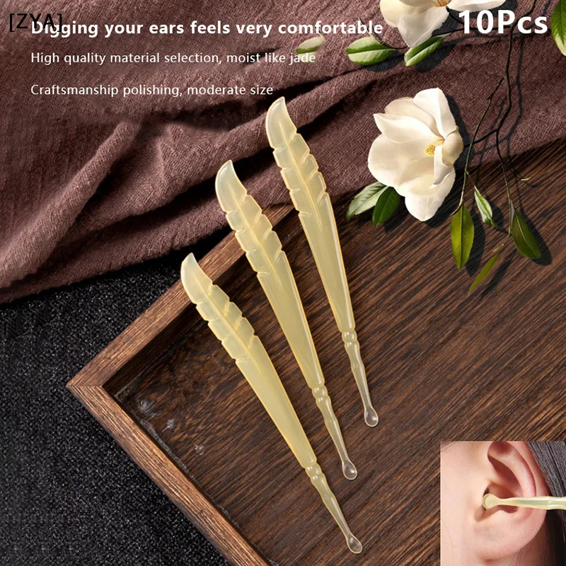 Ear Cleaning Tool Rubber Safe Ear Wax Pickers Earpick Wax Remover Curette Reusable Ear Cleaner Spoon Beauty Care Easy Carry[ZYA]