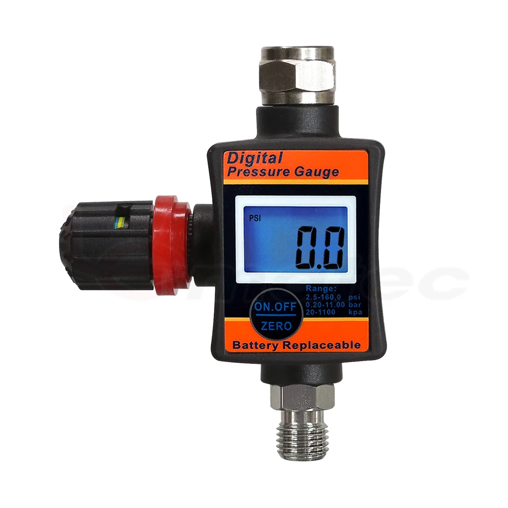 Professional Pneumatic Adjustable Digital Barometer 150 psi Regulator 1/4 Paint   Tool