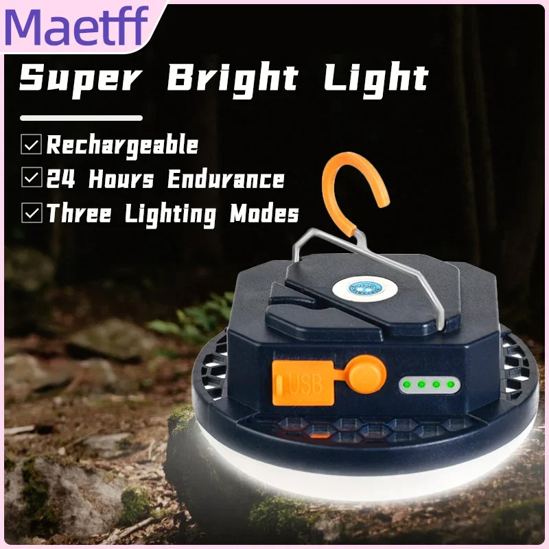 7200Mah High Endurance, Rechargeable, Portable, High-power, High-quality Outdoor Fishing, Exploration, Hiking, Camping Light