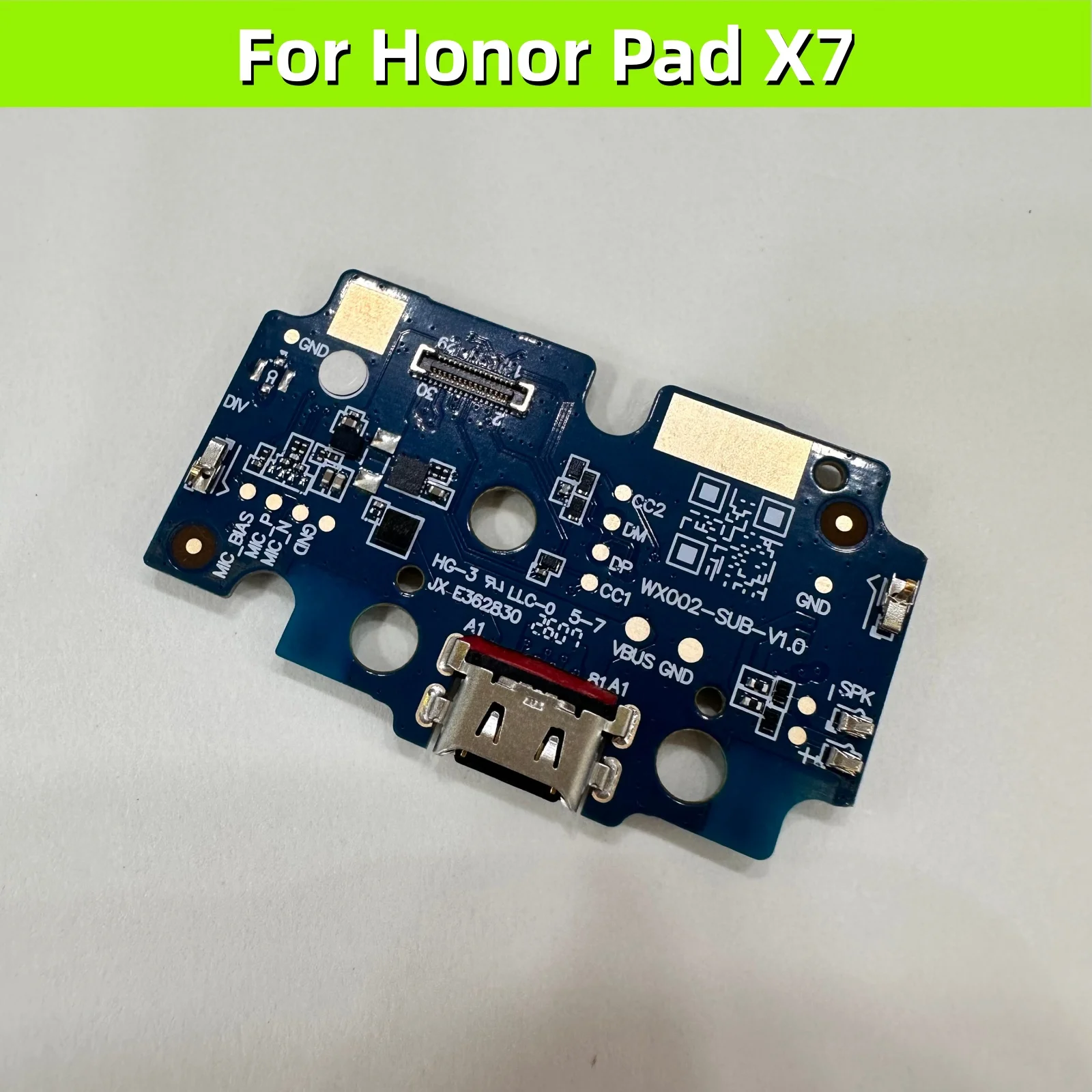 Original Charging Board For Honor Pad X7 USB Charging Port Flex Cable For JMS-W09 Charger Port Dock Plug Connect Board