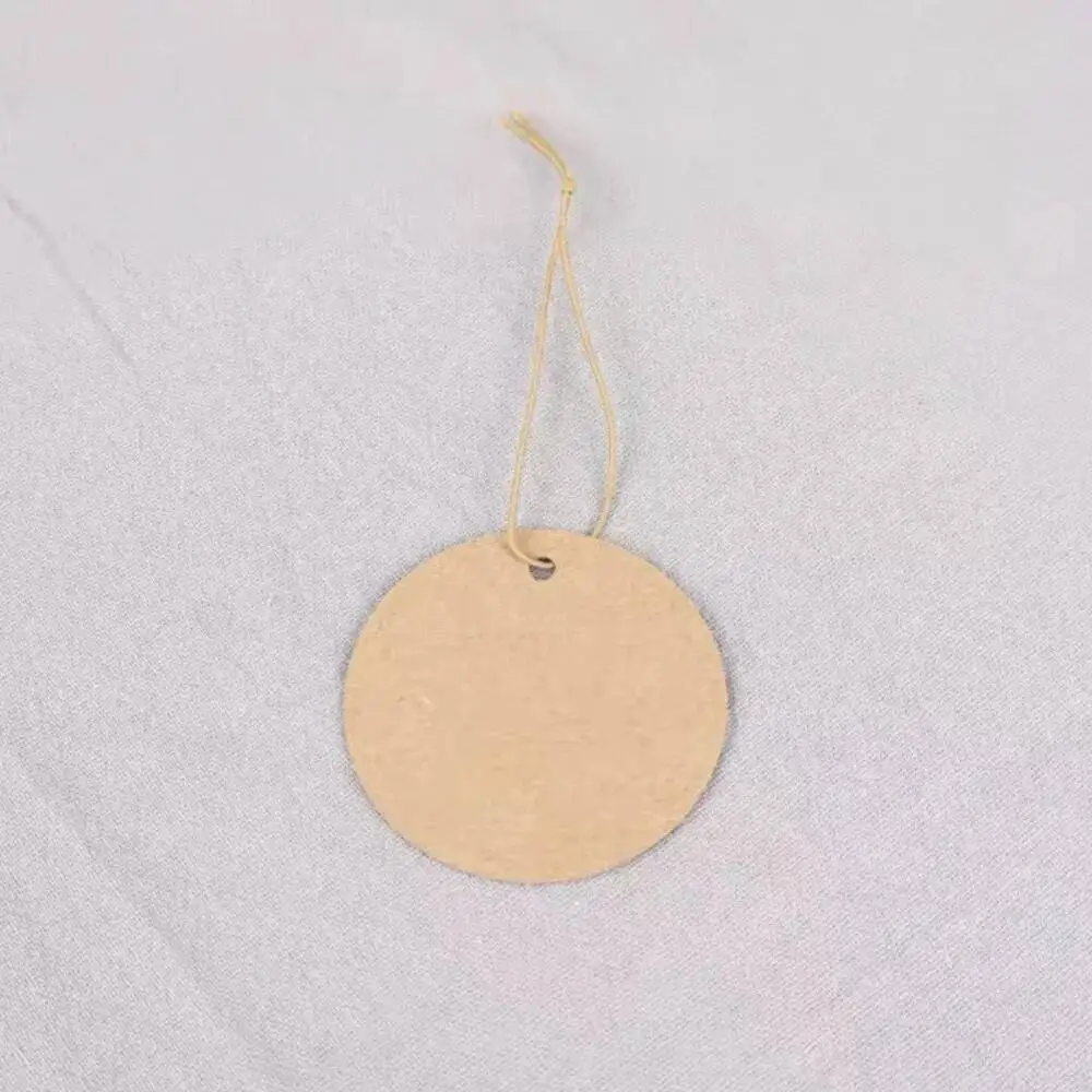 200 Stück leere Hangtags aus Kraftpapier mit elastischem Faden, Preisschilder für Schmuck – Detail 6