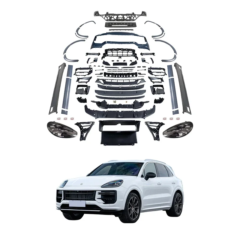 

Suitable for Porsche Cayenne 2011-2014 958.1 Upgrade 9Y0/9YA Turbo GT Body Kit Front Grille Car Bodykit