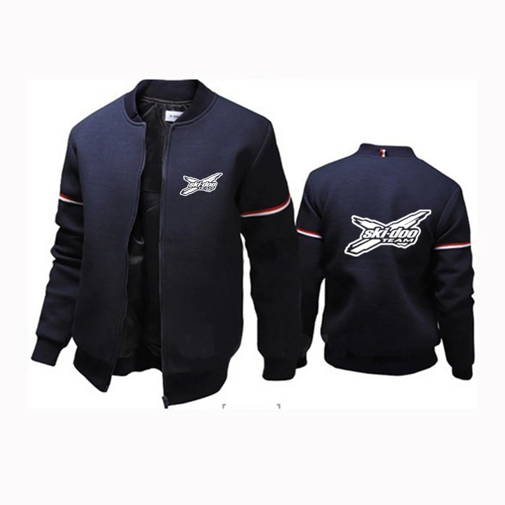 2025 Can Am Ski Doo Team New Printing Fashionable Flight Jacket Round Collar Solid Cotton Long Sleeves Tracksuits Coat Tops