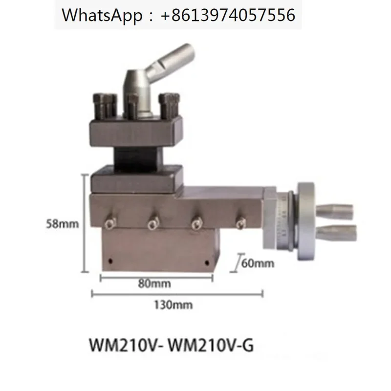 

WM180/210V lathe tool post WM180V /PL180V/square tool post lathe accessories