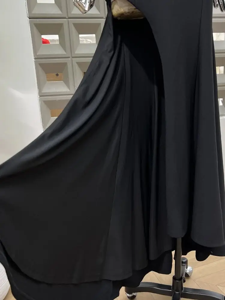 Vestidos de mujer Sexy elegante moda ceñido al cuerpo franjas de diferente Color sin tirantes sin espalda recortado Fiesta Club vestido de noche vestido largo nuevo