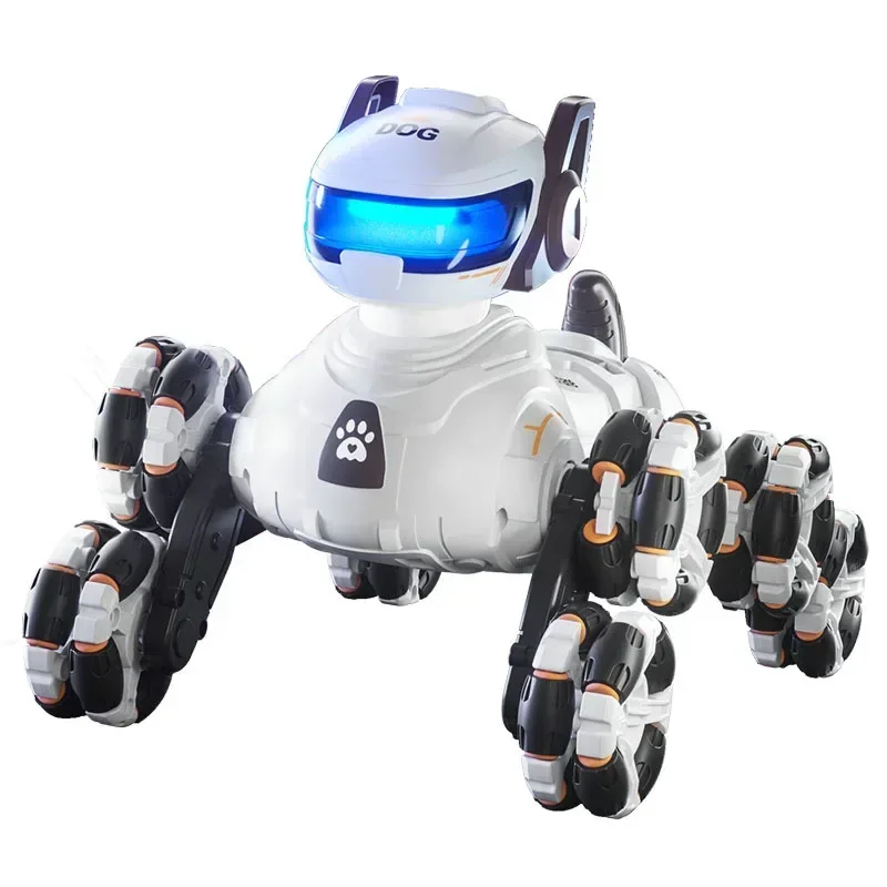 لعبة سيارة كاواي هدية-كلب روبوت ذكي Rc، سيارة تعمل بالتحكم عن بعد، سيارات Rc ذات 8 عجلات، سيارة انجراف Rc بمستشعر للإقامة، ألعاب للأولاد