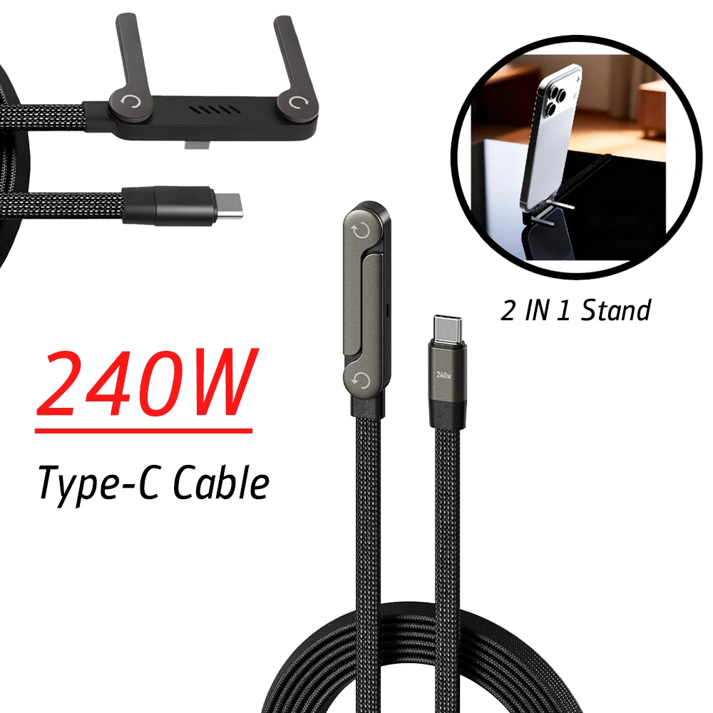 240W Type-C Braided…