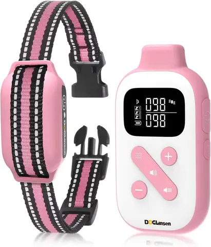 2800Ft Vibration Collar for Small Medium Large Dogs, No Shock Dog Training Collar, Beep and Vibrating Dog Collar with Remote