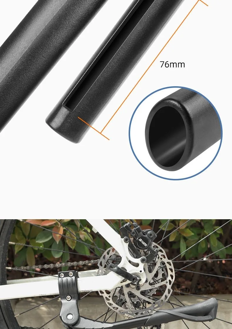 24-29 Zoll verstellbarer Fahrradständer aus Aluminiumlegierung MTB/Faltrad/Schnee/Elektrofahrzeug Fahrradseite Fußstütze Rackunterstützung – Detail 7