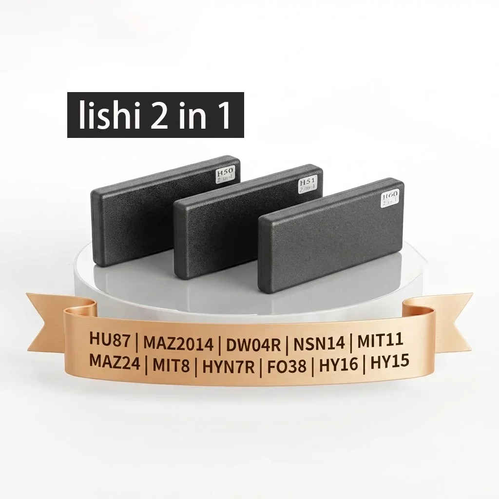 Lishi 2 IN 1 HU87 MAZ2014 DW04R NSN14 MIT11 CY24 MAZ24 MIT8 HYN7R FO38 HY16 HY15 Locksmith Tools