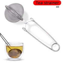 Tea Infuser Stainless Steel Tea Accessories Diffuser Teapot for Tea in A Cup Sphere Herb Spice Filter Diffuser Handle Tea Ball