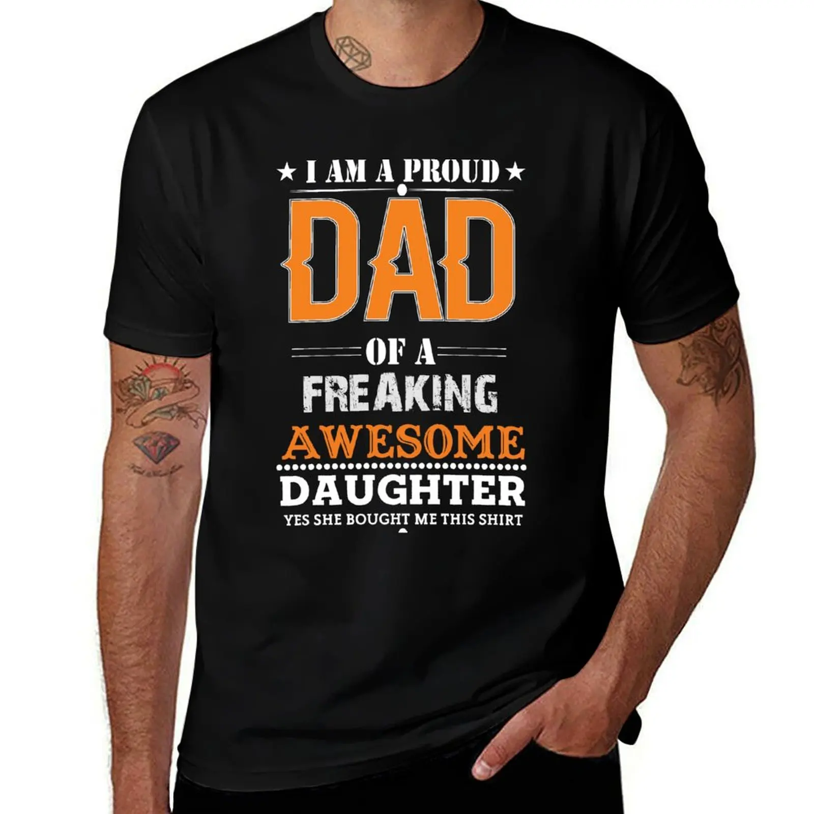 

Father's Day Gift T-Shirt t shirt custom print cotton t shirts man 100% man t shirt graphic T-Shirt