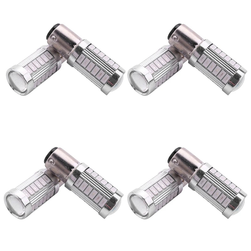 8Pcs Red 1157 P21/5W Bay15d Super Bright 33 Smd 5630 5730 Led Auto Brake Lights Fog Lamp 21/5W Car Light Stop Bulbs