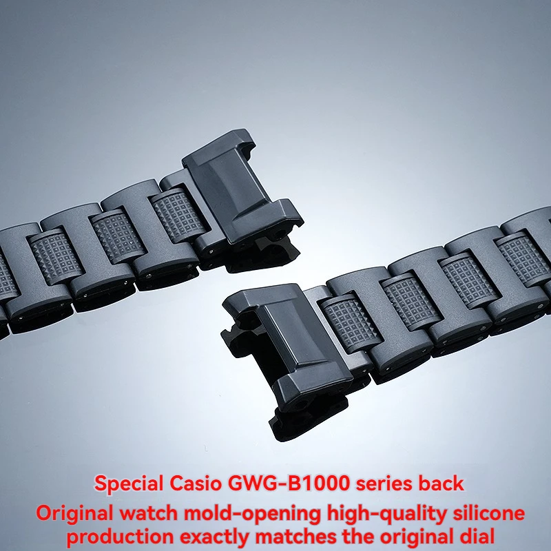 Composite Steel Plastic Watch Band For Casio G-SHOCK GWG-B1000 Mudmaster Lightweight Outdoor Sports Replacement Strap - view 6