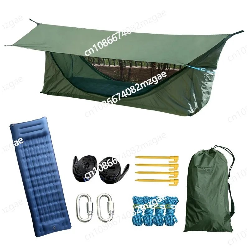 With Air Mattress Mosquito Net and Awning Waterproof Outdoor Indoor Fitness New Design Garden Swing Hammock for Outdoor Camping