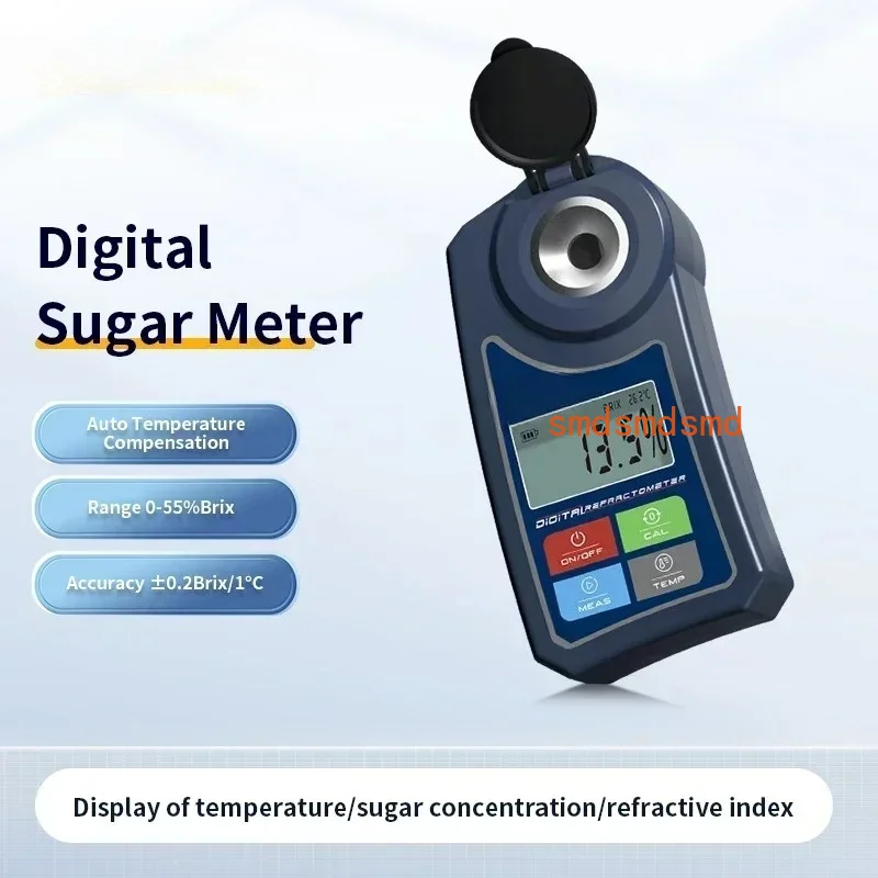 Digital Refractometer Brix Meter New In Fruit Juice Drinks Sprite Beverage Sugar Tester Meter Suger Content Measuring Instrument