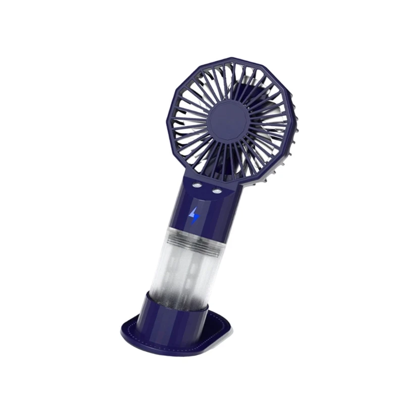 Handheld Fan Small Fan Cooling Fan Outdoor Fan 1200mAh Table Fan Plastic Texture Great for Travel and Outdoor Activity