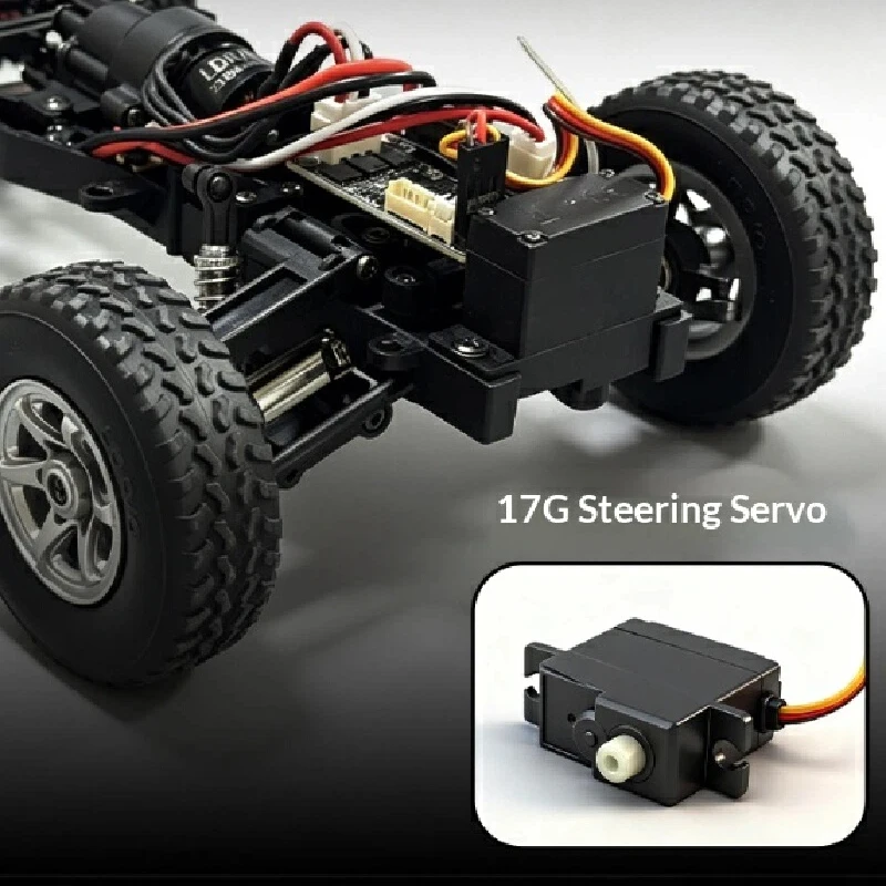 LDRC LD1297PRO RC Crawler 1/14 Scale 4WD 2.4G Mitsubishi Pajero Brushless Version Off‑Road Car Christmas and Halloween Gifts - view 5